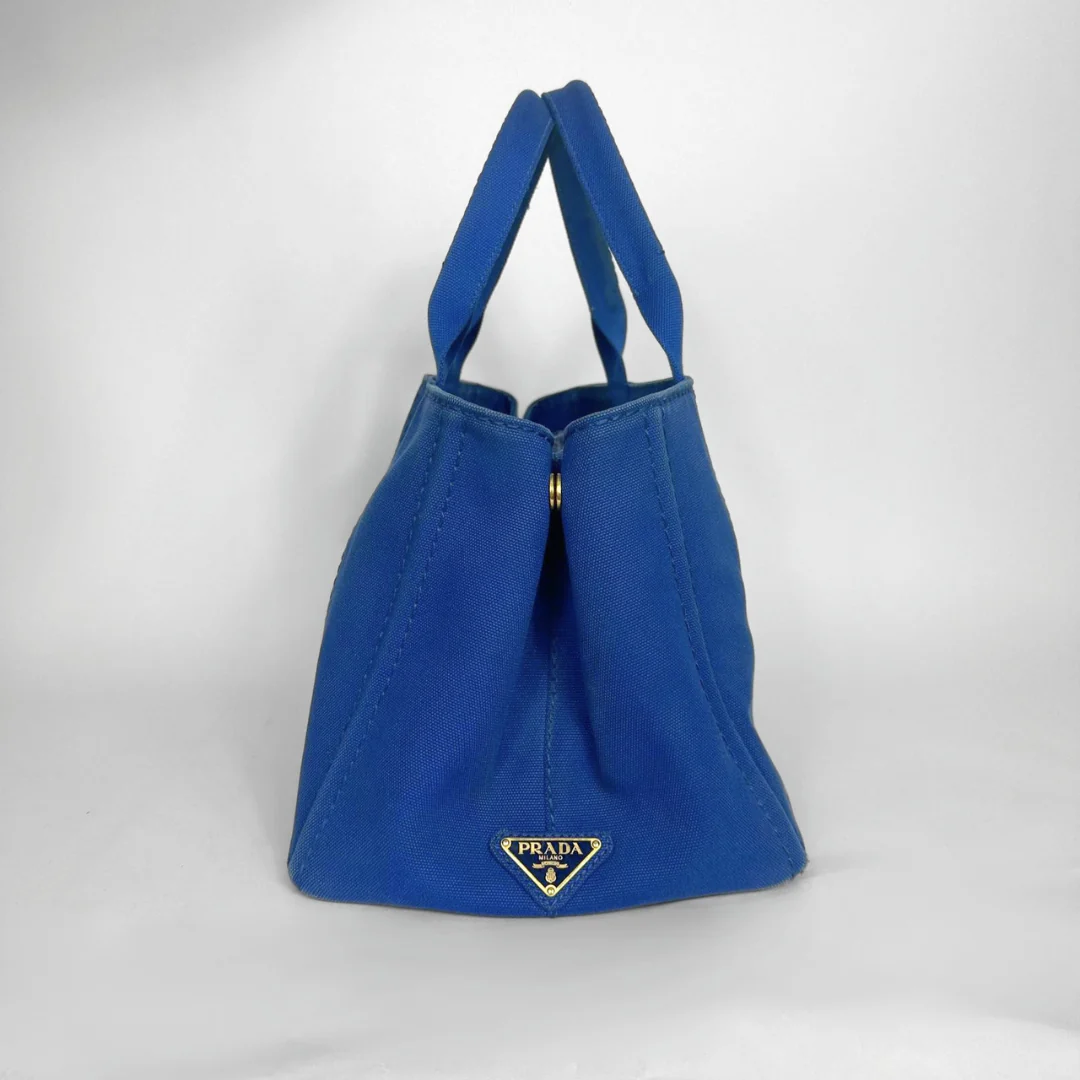 Prada Blue Jean Shopper - Image 5