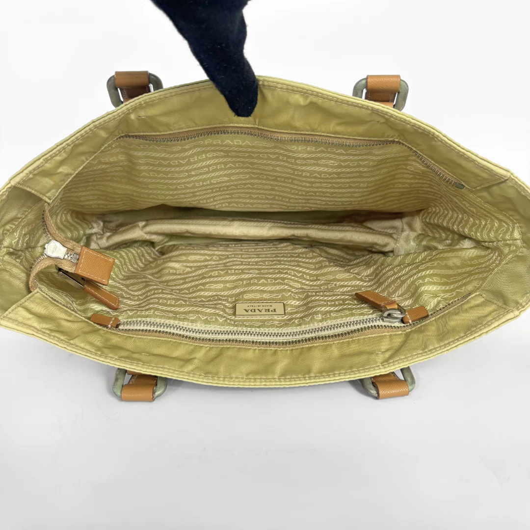 Prada Camel Tote - Image 7